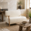 Hadimi Sherpa Boucle Cream White Compact 2 Seater Sofa 1