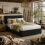 Mora 4FT6 Double Ottoman Bed Frame with Front Divan Drawer Storage Black 1