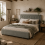 Rela 4FT6 Double Ottoman Bed Frame with Integrated Front Divan Drawer Storage In Grey 1