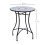 Makema Ceramic Blue And White Round Mosaic Outdoor Bistro Table 3