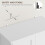 Elne Vael Wooden White Freestanding Multi Storage Kitchen Cabinet 7