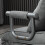 Yorito Suedette Grey Adjustable Back Futon Sofa Chair 9