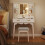 Dididi White Elegant Dressing Table With LED Mirror 9