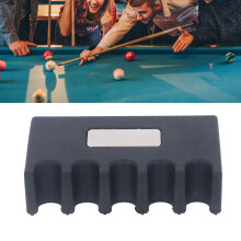 5-Queue Halter Billard Gummi Zubehör schwarz
