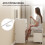 Yova White Compact Dressing Table And Stool Set With Storage 7