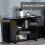 Lino High Gloss Black Sideboard With Push Drawers And 3 Doors 7