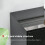 Lino High Gloss Black Sideboard With Push Drawers And 3 Doors 6