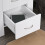 Sovise Set Of 2 Wooden White Bedside Tables With 2 Drawers 6