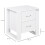 Sovise Set Of 2 Wooden White Bedside Tables With 2 Drawers 3