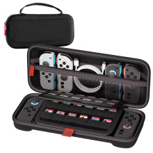Protective Case for Nintendo Switch 2 with 24 Game Slots Black — nintendo switch case, switch 2 cover, game case