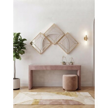 3x Gold Contemporary Wall Mirror Frame Medium 30Cm