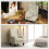 Vipamo Fabric Cream White Wingback Accent Chair With Button Tufted Upholstery 7