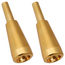2X 3C Trumpet Mouthpiece Gold Meg Metal Trumpet for or Conn and King Trumpet C Trumpet