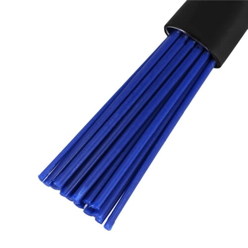 3 Pair Retractable Black Handles Jazz Drum Brushes Sticks  Nylon 32cm
