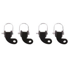 4 Pièces Séries D'Attelage 12mm pour Remorques de Vélo Burley Remplacement-Attache de Coupleur D'Attelage de Remorque de Vélo-Connecteur de