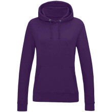 (S, Purple) AWDis Womens/Ladies Girlie College Hoodie