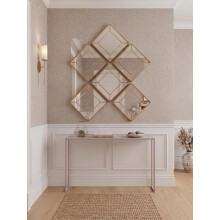 6x Gold Contemporary Wall Mirror Frame Medium 30Cm