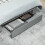 Rela 4FT6 Double Ottoman Bed Frame with Integrated Front Divan Drawer Storage In Grey 8