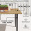 Safafa 150cm Metal Brown Rectangular Garden Dining Table With Slatted Top And Parasol Hole 8