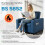Norapa Fabric Dark Blue 3 In One Convertible Single Sofa Bed 9