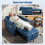 Norapa Fabric Dark Blue 3 In One Convertible Single Sofa Bed 6