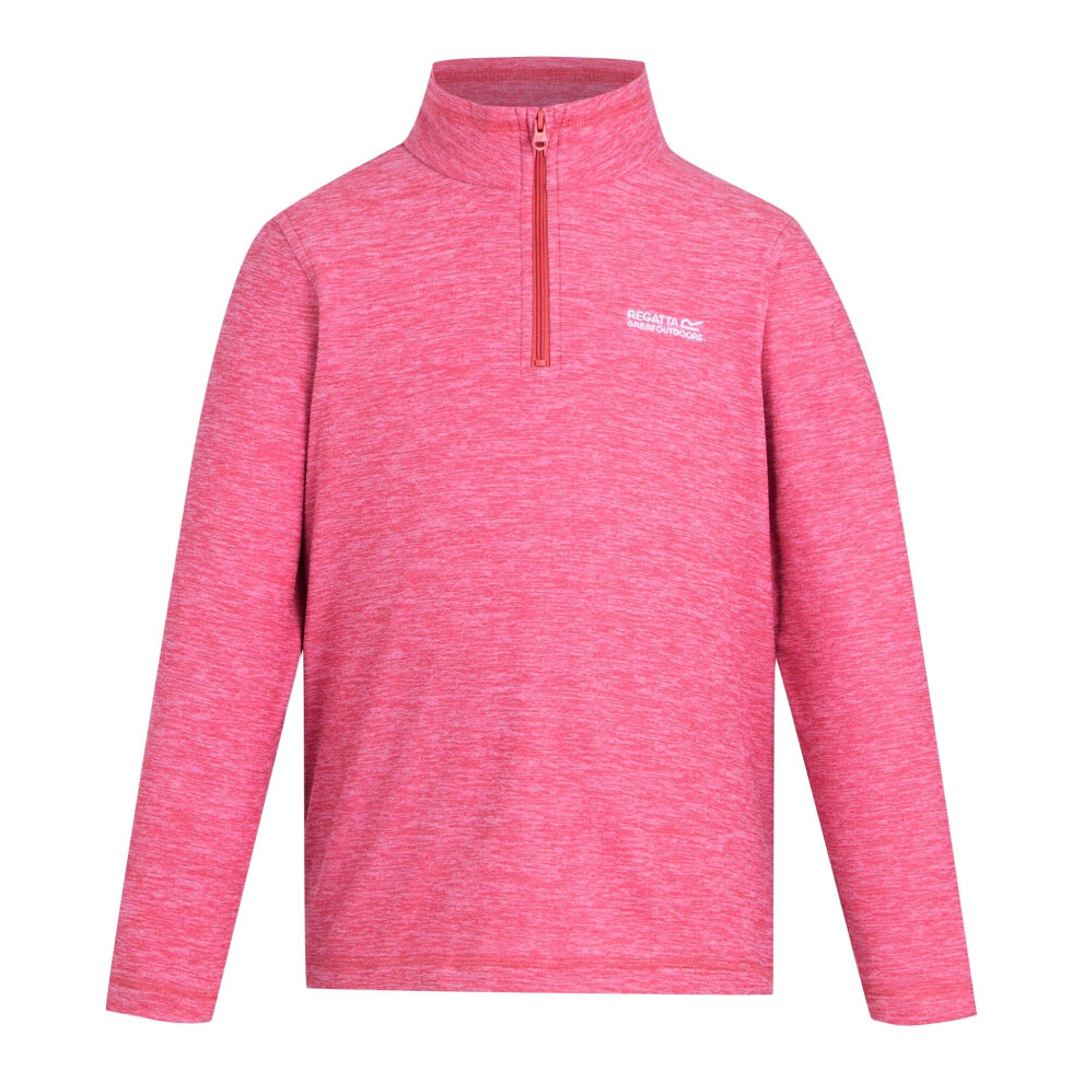 Regatta (3-4 Years, Pop) Childrens/Kids Hot Shot Quarter Zip Fleece Top