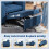 Norapa Fabric Dark Blue 3 In One Convertible Single Sofa Bed 4