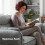 Pamazi Grey Faux Leather 2 Seater Sofa 5