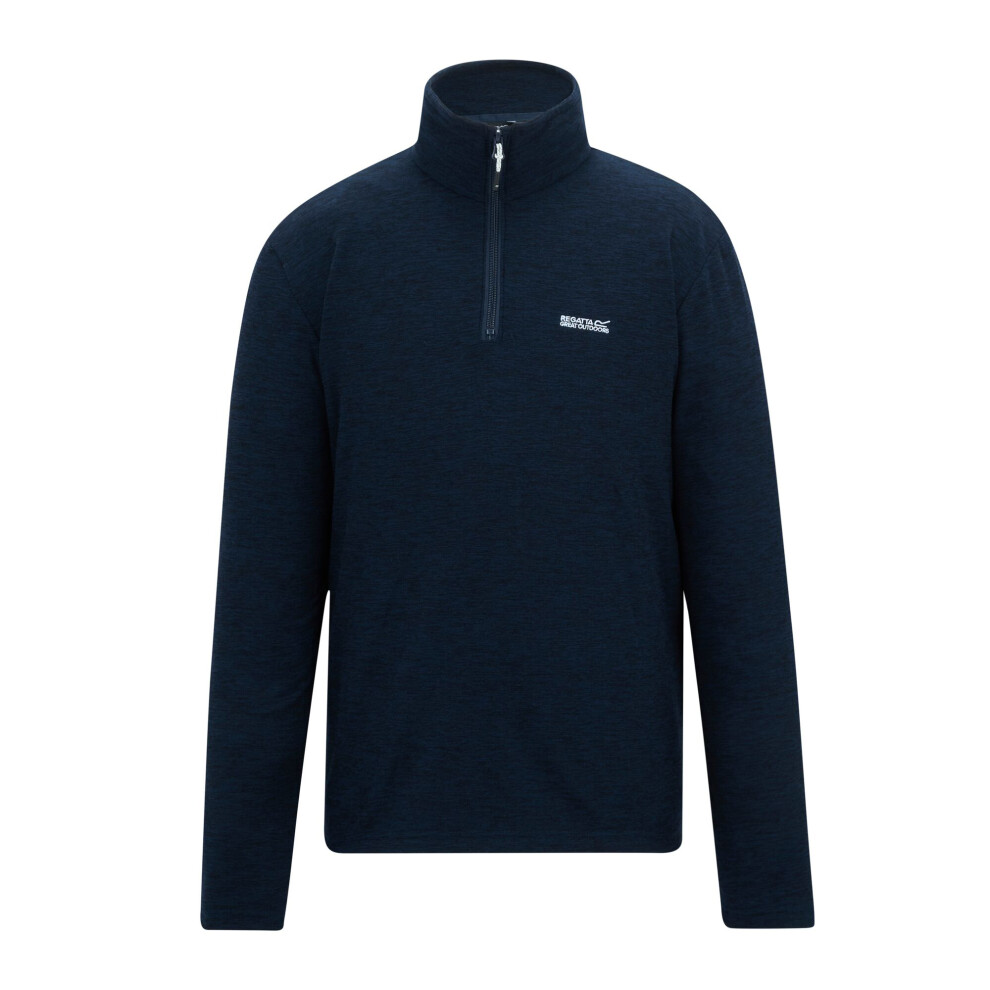 Regatta (M, Navy) Mens Thompson Marl Half Zip Fleece Jacket
