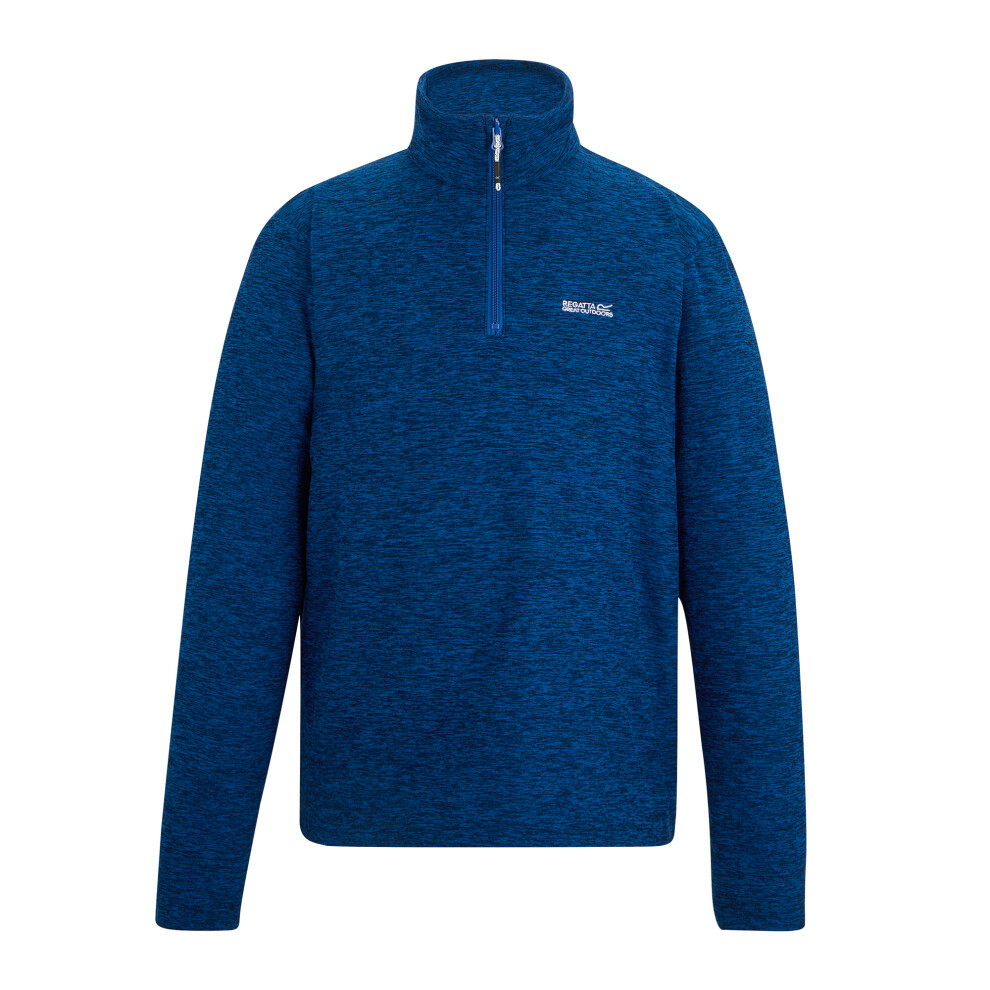 Regatta (M, Olympian Blue) Mens Thompson Marl Half Zip Fleece Jacket