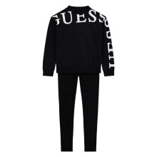 (8 Years, Black) Guess Childrens/Kids Lettering Top And Leggings Set
