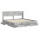 VidaXL vidaXL Bed Frame with Storage and Headboard Concrete Grey 3