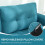 Torono Light Blue Upholstered Modular L Shaped Sofa With Built In Storage 7