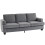 Sefa Grey 3 Seater Sofa With Integrated USB Ports And Cup Holders 2