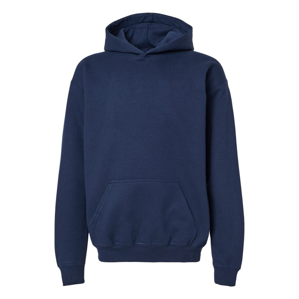 Gildan (S, Navy) Childrens/Kids Fleece Midweight Hoodie