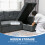 Moso Dark Grey Fabric 3 Seater Pull Out Sofa Bed With Hidden Storage 5