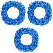 3X Disposable Mop,Washable Durable Replacement Microfiber Pads Dust Push Mop Cloth for Dry and Wet Vacuum Cleaner,