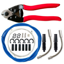 Universal Bike Shift Cable Housing Kit Includes Cable Cutters, Bike Shift Cable, Brake Cable