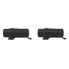 2X Universal Motorcycle Waterproof Tool Tube Off-Road Motorcycle Raincoat Storage Box for