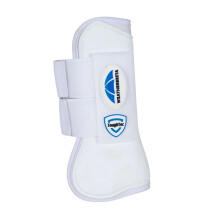 (22cm x 23.5cm, White) Weatherbeeta Tough Tec Open Front Horse Boots