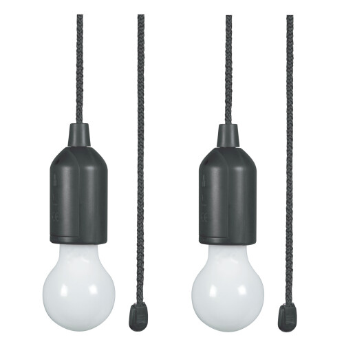 Lyyt LED Pull Light Battery Hanging Bulb 2 Pack