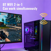 PC-Optimierter AX900 WiFi 6 Adapter - Treiberfreie Drahtlose Netzwerkkarte  5.4, Dualband 2.4G/5GHz & Hochgeschwindigkeit