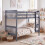 Home Discount (Grey) Milan Bunk Bed High Sleeper Ladder Solid Wood Pine 1