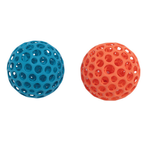 2er Set Mesh Stressball 3D Druck Hohl Hüpfball 1