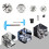 Self-Centering Lathe Chuck Set (3/4 "x16Tpi Adapter) 2