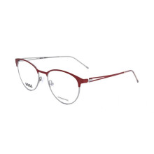 Occhiali da Vista Hugo Boss BOSS 1460 52/18/140 Rosso rutenio Acciaio inossidabile DONNA BOSS 1460