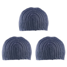 Super Elastische Cornrow Cap voor Weven Gehaakte Vlecht Pruik Caps voor Het Maken van Pruiken Topkwaliteit Weven Gevlochten Cap Pruik Netto Zwarte