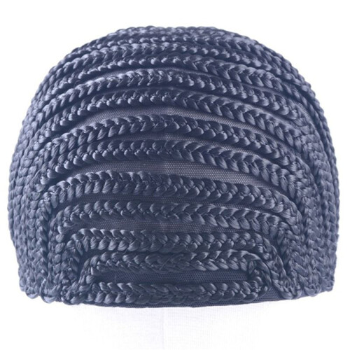 Super Elastic Cornrow Cap for Weave Crochet Braid Wig Caps for Making Wigs Weaving Braid Cap Wig Net Black 3Pc 2