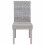VidaXL vidaXL Dining Chair 2 pcs Solid Mahogany Wood White Wash 2