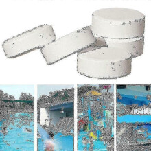 (200pcs) 50 - 200 Pack Chlorine Tablets For Swimming Pool Hot Tub And Spa Instant Water Disinfection Long Lasting Formula